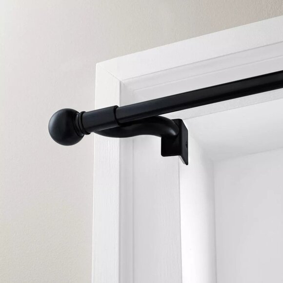 Room Essentials 2 Pack Twist & Lock Easy Install Curtain Rod 28" to 48" ROD ONLY - Picture 1 of 5